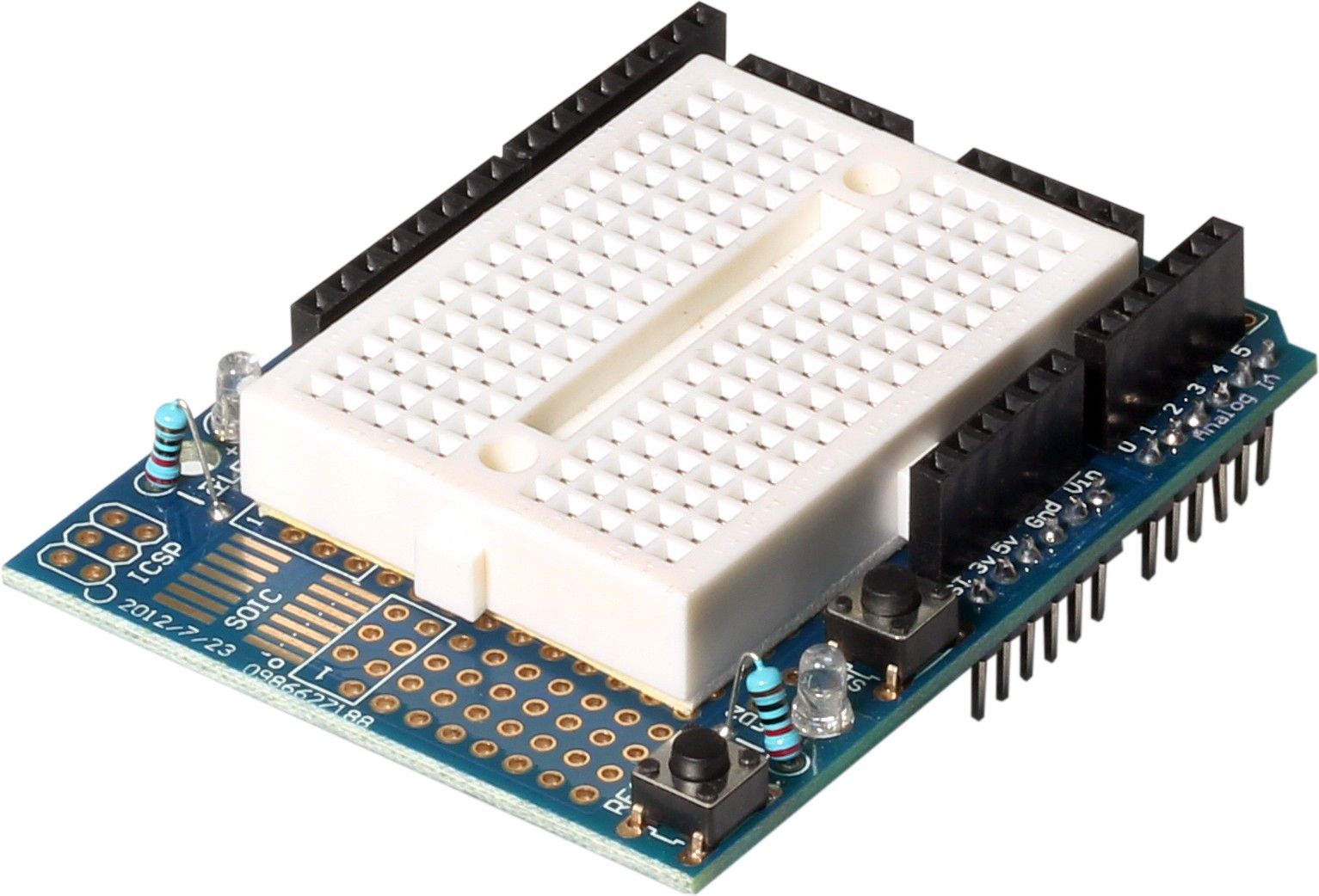 Arduino ProtoShield met Mini Breadboard 170 gaten